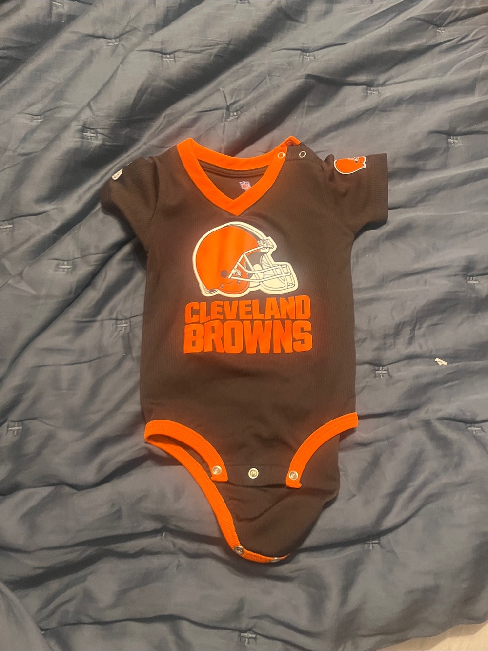 NFL Cleveland Browns Brown and Orange Infant Bodysuit